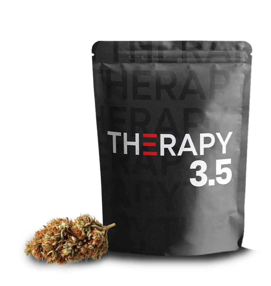 Therapy Cannabis flower bag product